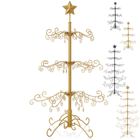 Ornament Display Stand - Metal Christmas Tree Ornament Holder
